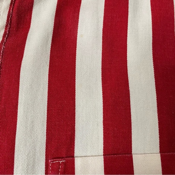 Vintage Duckhead Button Down Shirt Long Sleeve XL Red White Blue Striped 90s Y2K - Picture 2 of 4
